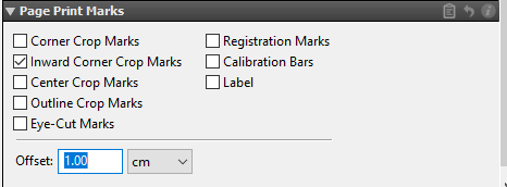 Page Print Marks